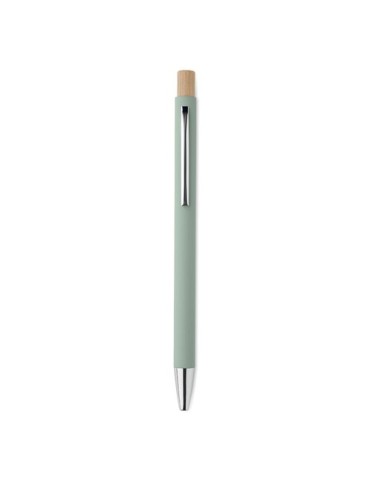 Stylo bille  en aluminium recyclé personnalisé BERGAMO Matières : aluminium recyclé  Couleurs : vert menthe cadeau affaires élég