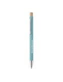 Stylo bille  en aluminium recyclé personnalisé BERGAMO Matières : aluminium recyclé  Couleurs : bleu bébé objet promo petit budg