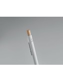 Stylo bille  en aluminium recyclé personnalisé BERGAMO Matières : aluminium recyclé  Couleurs : blanc cadeau client original