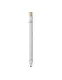 Stylo bille  en aluminium recyclé personnalisé BERGAMO Matières : aluminium recyclé  Couleurs : blanc personnalisable avec votre