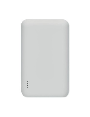 Powerbank  5000 mAh personnalisé POWER52C Matières : ABS Couleurs : blanc goodies entreprise design