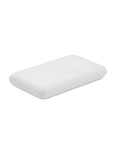 Powerbank  5000 mAh personnalisé POWER52C Matières : ABS Couleurs : blanc impression logo haute qualité