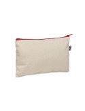 Pochette personnalisée en coton 340 gr/m² - PESACARA Matières : coton biologique Couleurs : rouge