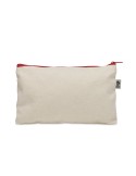 Pochette personnalisée en coton 340 gr/m² - PESACARA Matières : coton biologique Couleurs : rouge accessoire événementiel unique