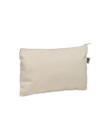 Pochette personnalisée en coton 340 gr/m² - PESACARA Matières : coton biologique Couleurs : beige goodies publicitaire événement