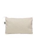 Pochette personnalisée en coton 340 gr/m² - PESACARA Matières : coton biologique Couleurs : beige marquage laser ultra précis
