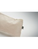 Pochette personnalisée en coton 340 gr/m² - PESACARA Matières : coton biologique Couleurs : beige cadeau client original