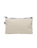 Pochette personnalisée en coton 340 gr/m² - PESACARA Matières : coton biologique Couleurs : bleu impression haute définition