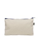 Pochette personnalisée en coton 340 gr/m² - PESACARA Matières : coton biologique Couleurs : bleu goodies entreprise design