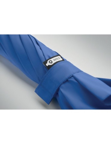 Parapluie coupe-vent pratique de 27'' personnalisé LLUVIA MO2286-06 Matières : PET recyclé Couleurs : bleu royal impression logo