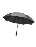 Parapluie coupe-vent pratique de 27'' personnalisé LLUVIA MO2286-06 Matières : PET recyclé Couleurs : gris objet promotionnel éc