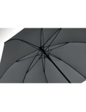 Parapluie coupe-vent pratique de 27'' personnalisé LLUVIA MO2286-06 Matières : PET recyclé Couleurs : gris impression haute défi
