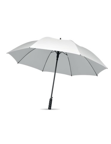 Parapluie coupe-vent pratique de 27'' personnalisé LLUVIA MO2286-06 Matières : PET recyclé Couleurs : blanc impression logo haut