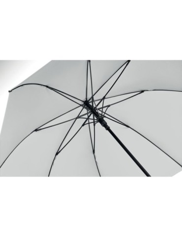 Parapluie coupe-vent pratique de 27'' personnalisé LLUVIA MO2286-06 Matières : PET recyclé Couleurs : blanc cadeau collaborateur