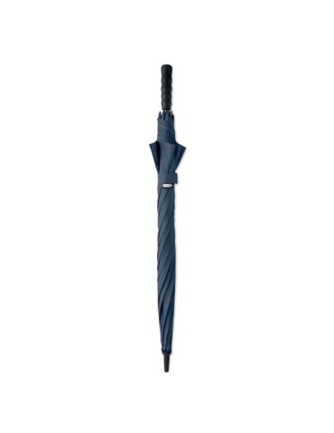 Parapluie coupe-vent pratique de 27'' personnalisé LLUVIA MO2286-06 Matières : PET recyclé Couleurs : bleu marquage couleur écla