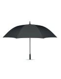 Parapluie coupe-vent pratique de 27'' personnalisé LLUVIA MO2286-06 Matières : PET recyclé Couleurs : noir impression haute défi