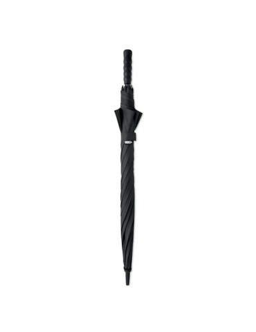 Parapluie coupe-vent pratique de 27'' personnalisé LLUVIA MO2286-06 Matières : PET recyclé Couleurs : noir personnalisation sur 