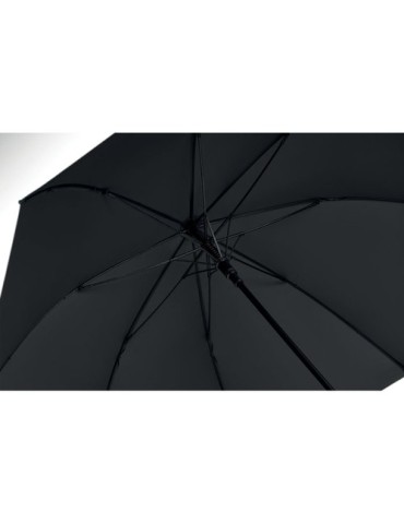 Parapluie coupe-vent pratique de 27'' personnalisé LLUVIA MO2286-06 Matières : PET recyclé Couleurs : noir cadeau entreprise pas