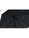 Parapluie coupe-vent pratique de 27'' personnalisé LLUVIA MO2286-06 Matières : PET recyclé Couleurs : noir cadeau entreprise pas