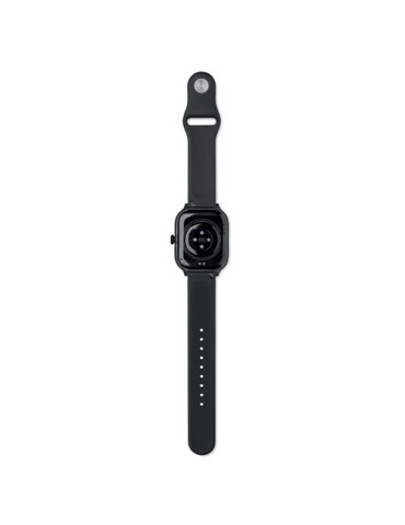 Montre sans fil de santé personnalisée et publicitaire - IRTO Matières : silicone Couleurs : noir marquage laser ultra précis