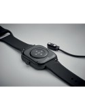Montre sans fil de santé personnalisée et publicitaire - IRTO Matières : silicone Couleurs : noir goodies entreprise design