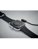 Montre sans fil de santé personnalisée et publicitaire - IRTO Matières : silicone Couleurs : argenté goodies personnalisé en sto