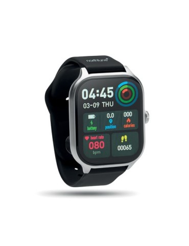 Montre sans fil de santé personnalisée et publicitaire - IRTO Matières : silicone Couleurs : argenté cadeau affaires élégant