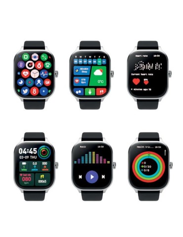 Montre sans fil de santé personnalisée et publicitaire - IRTO Matières : silicone Couleurs : argenté objet promo petit budget