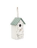 Maison d'oiseau en contreplaqué  personnalisé GREENJAY Matières : MDF Couleurs : blanc