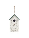 Maison d'oiseau en contreplaqué  personnalisé GREENJAY Matières : MDF Couleurs : blanc cadeau entreprise pas cher