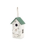 Maison d'oiseau en contreplaqué  personnalisé GREENJAY Matières : MDF Couleurs : blanc goodies publicitaire événementiel