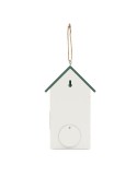 Maison d'oiseau en contreplaqué  personnalisé GREENJAY Matières : MDF Couleurs : blanc objet promotionnel éco-responsable