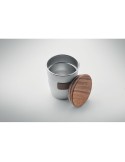 Gobelet Incassable Personnalisé 350 ml en Acier Inox WALNUT Couleurs : blanc Matières : acier inoxydable recyclé impression logo
