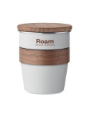 Gobelet Incassable Personnalisé 350 ml en Acier Inox WALNUT Couleurs : blanc Matières : acier inoxydable recyclé goodies personn
