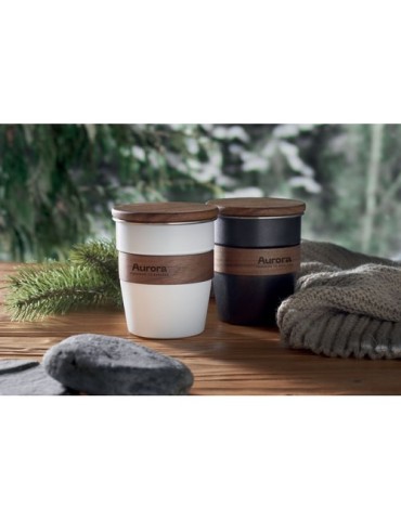 Gobelet Incassable Personnalisé 350 ml en Acier Inox WALNUT Couleurs : blanc Matières : acier inoxydable recyclé personnalisatio