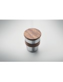 Gobelet Incassable Personnalisé 350 ml en Acier Inox WALNUT Couleurs : argenté mat Matières : acier inoxydable recyclé personnal