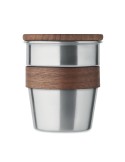 Gobelet Incassable Personnalisé 350 ml en Acier Inox WALNUT Couleurs : argenté mat Matières : acier inoxydable recyclé marquage 