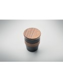 Gobelet Incassable Personnalisé 350 ml en Acier Inox WALNUT Couleurs : noir Matières : acier inoxydable recyclé accessoire événe