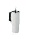 Gobelet isotherme personnalisé double paroi 1200ml SUMA Couleurs : blanc Matières : acier inoxydable recyclé