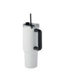 Gobelet isotherme personnalisé double paroi 1200ml SUMA Couleurs : blanc Matières : acier inoxydable recyclé objet promo petit b