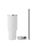 Gobelet isotherme personnalisé double paroi 1200ml SUMA Couleurs : blanc Matières : acier inoxydable recyclé objet promotionnel 