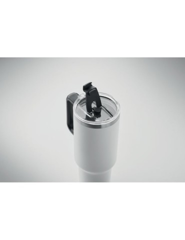 Gobelet isotherme personnalisé double paroi 1200ml SUMA Couleurs : blanc Matières : acier inoxydable recyclé cadeau collaborateu