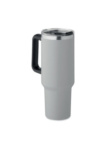Gobelet isotherme personnalisé double paroi 1200ml SUMA Couleurs : gris Matières : acier inoxydable recyclé personnalisation rap