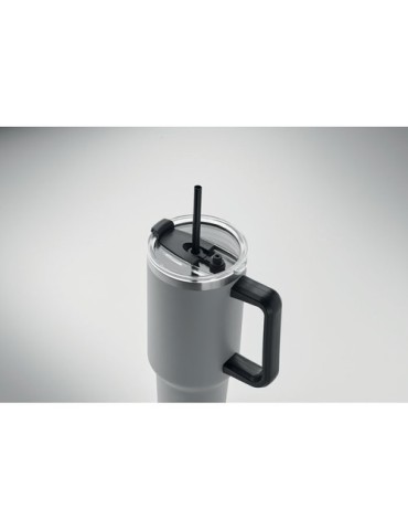 Gobelet isotherme personnalisé double paroi 1200ml SUMA Couleurs : gris Matières : acier inoxydable recyclé objet publicitaire r
