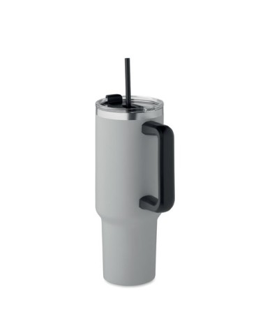 Gobelet isotherme personnalisé double paroi 1200ml SUMA Couleurs : gris Matières : acier inoxydable recyclé goodies personnalisé