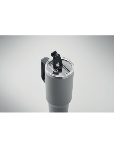Gobelet isotherme personnalisé double paroi 1200ml SUMA Couleurs : gris Matières : acier inoxydable recyclé accessoire événement