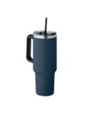 Gobelet isotherme personnalisé double paroi 1200ml SUMA Couleurs : bleu marine Matières : acier inoxydable recyclé personnalisab