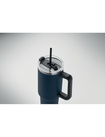 Gobelet isotherme personnalisé double paroi 1200ml SUMA Couleurs : bleu marine Matières : acier inoxydable recyclé cadeau client