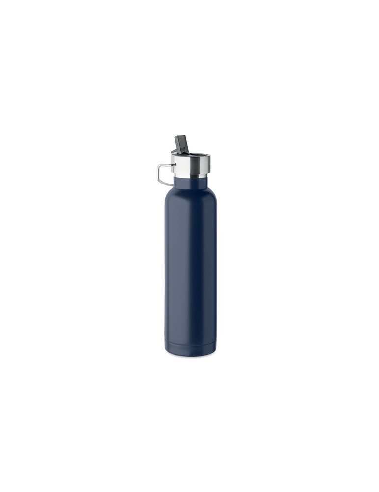 Bouteille isotherme  personnalisée 660 ml - RIFLOW Couleurs : bleu marine Matières : acier inoxydable recyclé