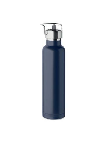 Bouteille isotherme  personnalisée 660 ml - RIFLOW Couleurs : bleu marine Matières : acier inoxydable recyclé impression haute d